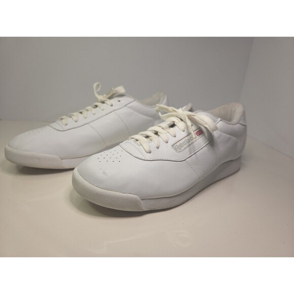 Reebok Classic Princess Soft White Leather Sneaker Women 8.5 Retro Lightweight - Picture 3 of 14